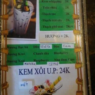 Thực đơn- Cafe Kem Up