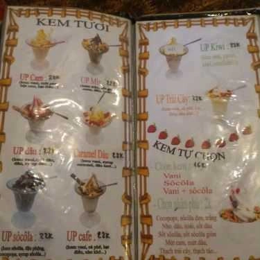 Thực đơn- Cafe Kem Up