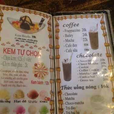 Thực đơn- Cafe Kem Up