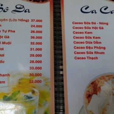 Thực đơn- Kỳ Duyên - Cafe Nhạc