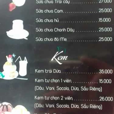 Thực đơn- Lá Coffee
