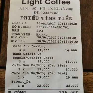 Tổng hợp- Light Coffee