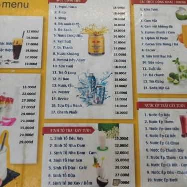 Thực đơn- Light Coffee