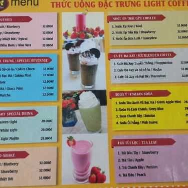 Thực đơn- Light Coffee