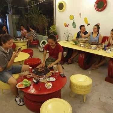 Không gian- Quán Ăn Lốp Nướng - Lẩu 2 Ngăn & BBQ