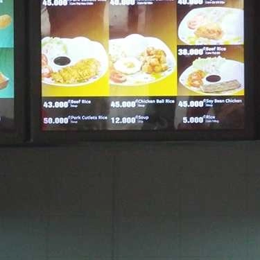 Thực đơn- Nhà Hàng Lotteria - CoopMart Phan Thiết
