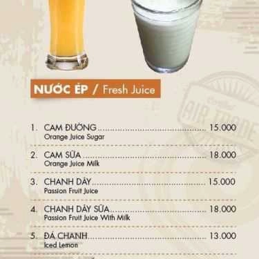 Thực đơn- Milano Coffee - Huỳnh Tấn Phát