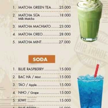 Thực đơn- Milano Coffee - Huỳnh Tấn Phát