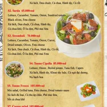 Thực đơn- Nhà Hàng Mojo Cafe & Restaurant