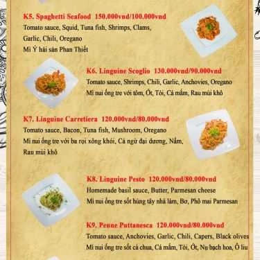 Thực đơn- Nhà Hàng Mojo Cafe & Restaurant