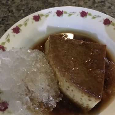 Món ăn- Cafe Mộng Cầm Xưa - Kem Flan - Trần Hưng Đạo