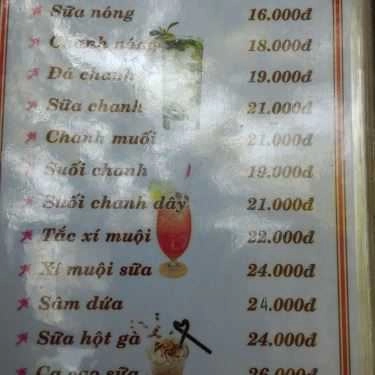 Thực đơn- Ngọc Lan Coffee