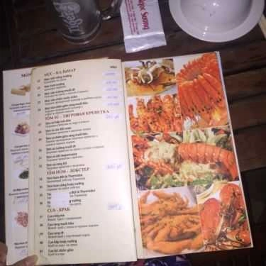 Thực đơn- Ngọc Sương Mũi Né - Nhà Hàng Hải Sản