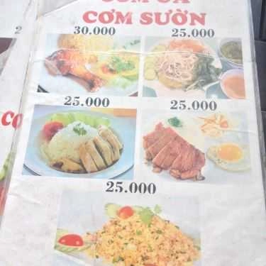 Thực đơn- Nino - Quán Ăn Gia Đình