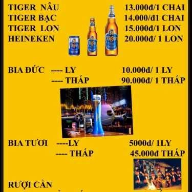 Thực đơn- Quán Nhậu Nướng Ngói Đức Linh - Lê Hồng Phong