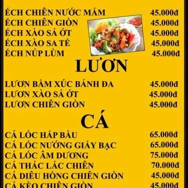 Thực đơn- Quán Nhậu Nướng Ngói Đức Linh - Lê Hồng Phong