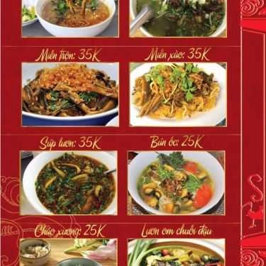 Thực đơn- Quán Ăn O Giang Quán - Lươn Nghệ An