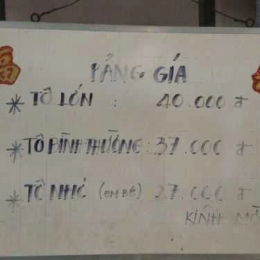 Thực đơn- Quán Ăn Phở 39