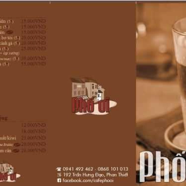 Thực đơn- Phố Ơi Cafe