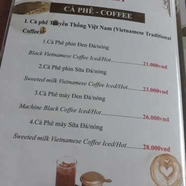 Thực đơn- Port Cafe