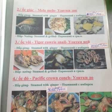 Thực đơn- Quán Ăn Quán 49 - Hải Sản Bình Dân
