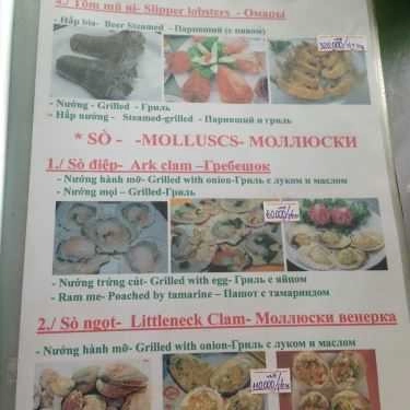 Thực đơn- Quán Ăn Quán 49 - Hải Sản Bình Dân