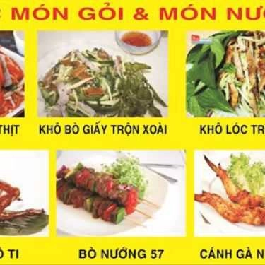 Thực đơn- Quán Ăn Quán 57 Đặng Văn Lãnh