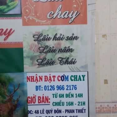 Thực đơn- Quán Ăn Cơm Chay - Lê Quý Đôn