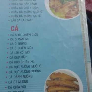 Thực đơn- Quán Ăn Quán Nhậu Thu Tý