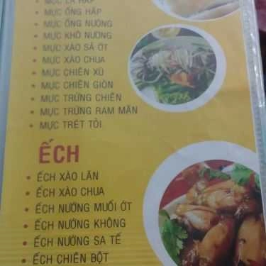 Thực đơn- Quán Ăn Quán Nhậu Thu Tý