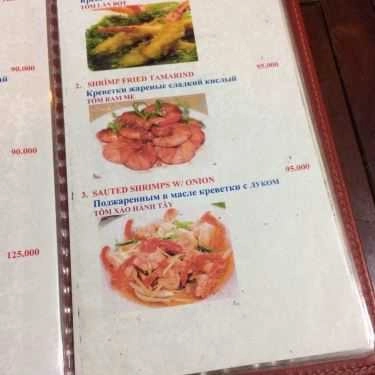 Thực đơn- Nhà Hàng Hà Lê - Ẩm Thực Việt