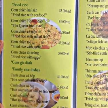 Thực đơn- Quán Ăn Song Ngư - Lẩu, Nướng & Hải Sản