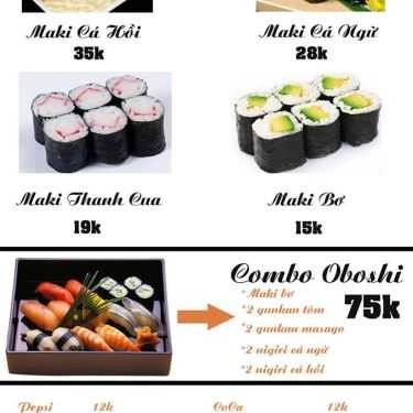 Thực đơn- Quán Ăn Sushi Duli