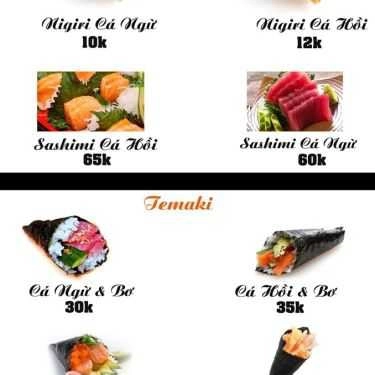 Thực đơn- Quán Ăn Sushi Duli