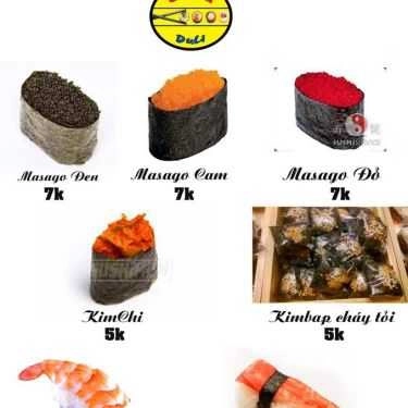 Thực đơn- Quán Ăn Sushi Duli