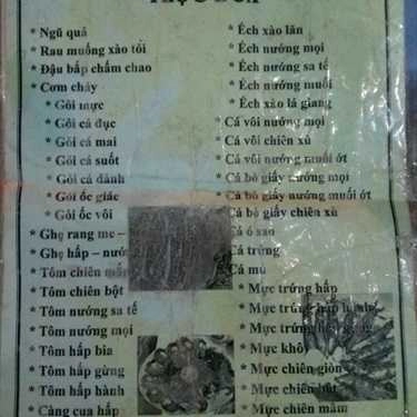 Thực đơn- Quán Ăn Quán số 28