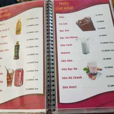 Thực đơn- Tino Coffee - Đoàn Thị Điểm