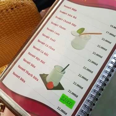 Thực đơn- Tino Coffee - Đoàn Thị Điểm