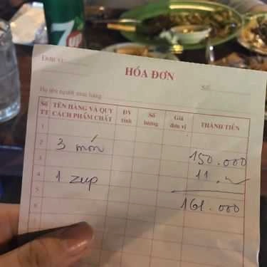 Thực đơn- Quán Ăn Trang Quán - Bạch Tuộc Nướng
