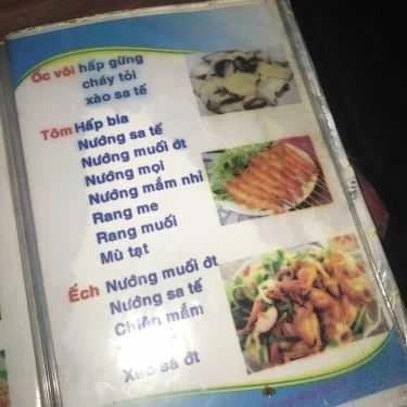 Thực đơn- Quán Ăn Trang Quán - Bạch Tuộc Nướng