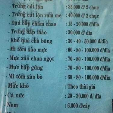 Tổng hợp- Quán Nhậu Vườn Bông - Bia Sài Gòn & Các Món Nhậu Bình Dân