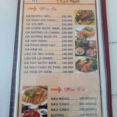 Thực đơn- Ẩm Thực Phúc Sao - Quán Ăn Gia Đình