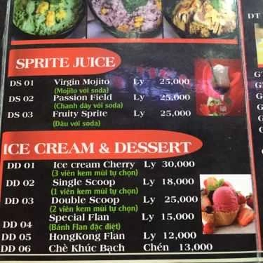 Thực đơn- Quán Ăn Cherry Pizza