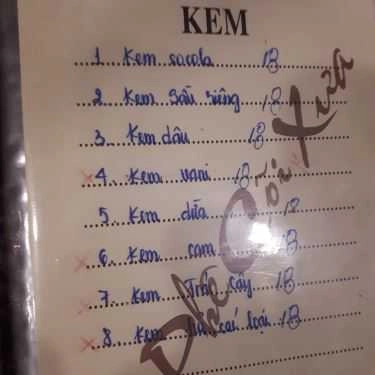 Thực đơn- Cõi Xưa 5 Cafe
