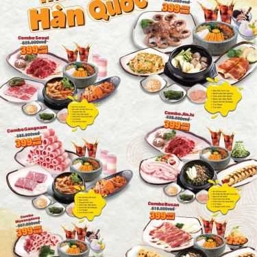 Thực đơn- Nhà Hàng Gogi House - Quán Nướng Hàn Quốc - Sense City Cà Mau
