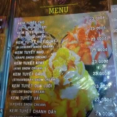 Thực đơn- Hồng Vân Cafe