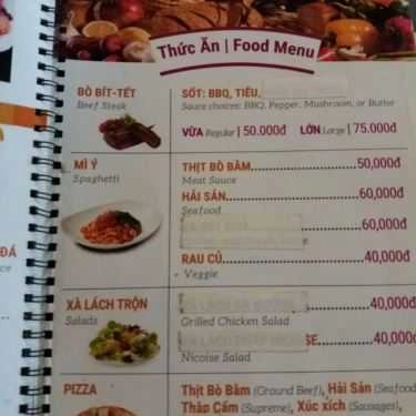 Thực đơn- Quán Ăn Hương Nam Food - Nguyễn Tất Thành