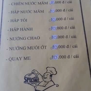 Thực đơn- Quán Ăn Mai Trân - Quán Nhậu Bình Dân