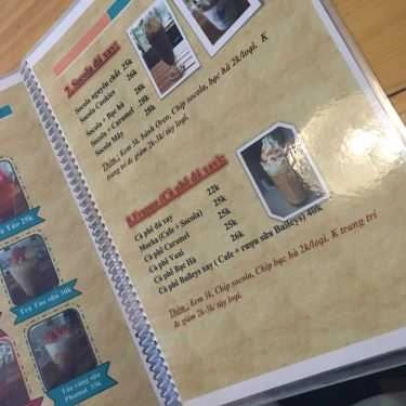 Thực đơn- Mây Coffee - Phạm Văn Ký
