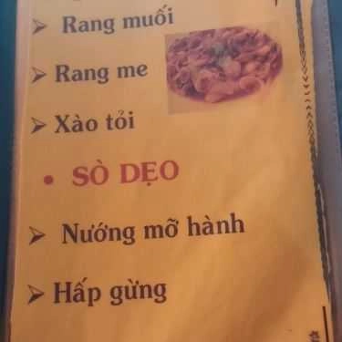 Thực đơn- Quán Ăn Nhân Ốc